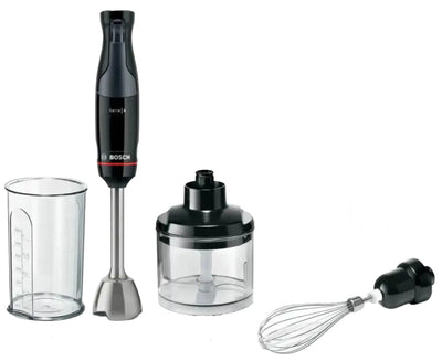 Bosch MSM4W221 Serie4 ErgoMaster Stabmixer-Set 600W Piano black