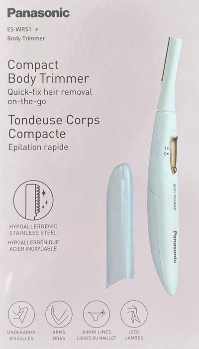 Panasonic ES-WR51-P503 Compact Body Trimmer weiß batteriebetrieben
