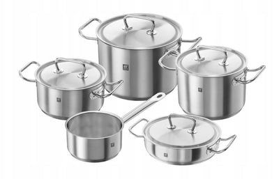 Zwilling Twin Classic Kochtopf-Set 9-tlg. 18/10 Edelstahl matt
