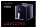Sharp AF-GS552AE-B Heißluft-Fritteuse schwarz 1650W