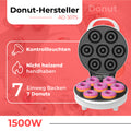 Adler AD 3075 Donut-Hersteller für 7 Donuts weiß 1500W
