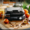 Adler AD 3087 Waffeleisen mit LED-Anzeige für 2 Waffeln, schwarz, 1500W