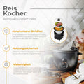 Camry CR 6419 Reiskocher schwarz, 1L, 400W