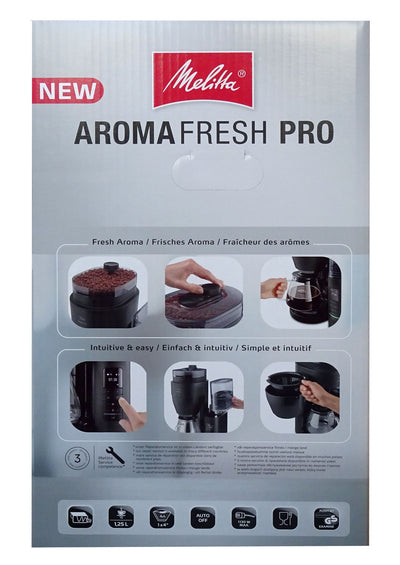 Melitta 1030-01 AromaFresh Glass PRO Filterkaffeemaschine schwarz