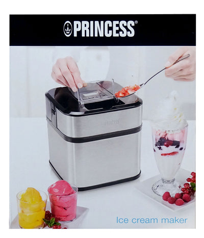 Princess 282605 Eismaschine 1,5L Edelstahl