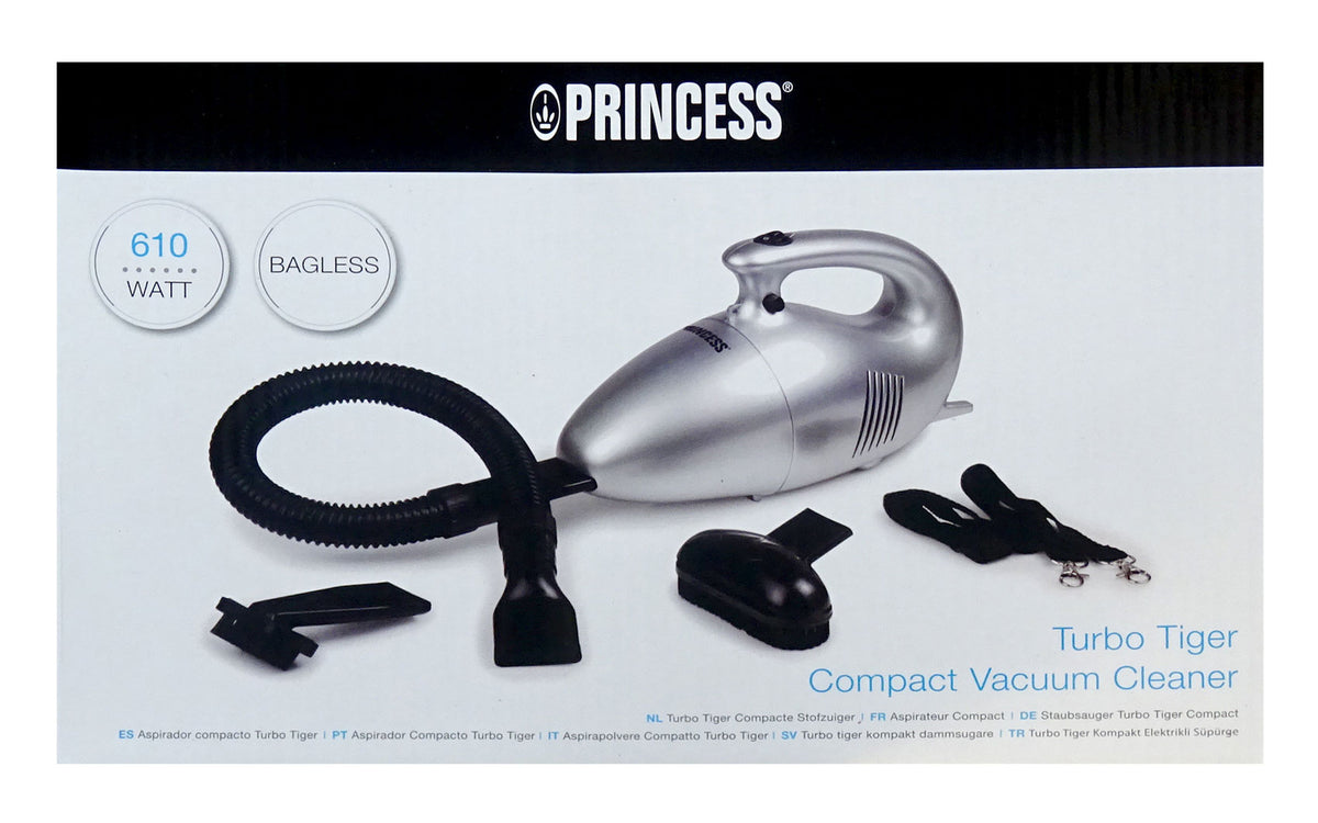 Princess 332757 Turbo Tiger Compact Hand-Staubsauger
