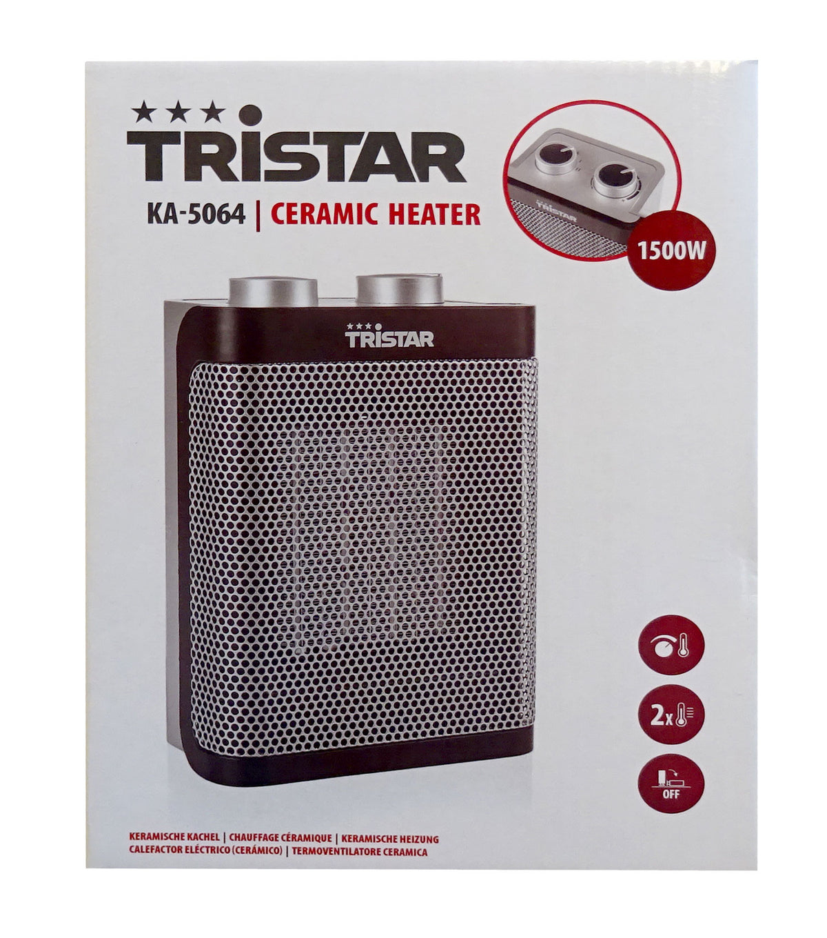 Tristar KA-5064 Keramische Heizung, Elektroheizlüfter 1500W