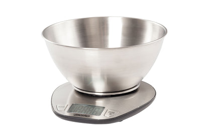 Mesko MS 3152 Küchenwaage mit Schüssel bis 5kg Edelstahl