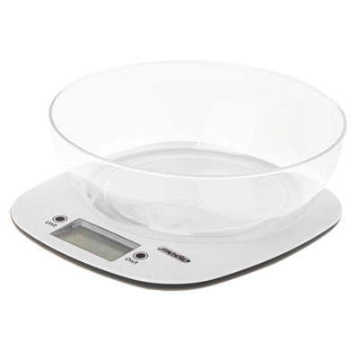 Mesko MS 3179w Küchenwaage mit Schüssel bis 5kg weiß