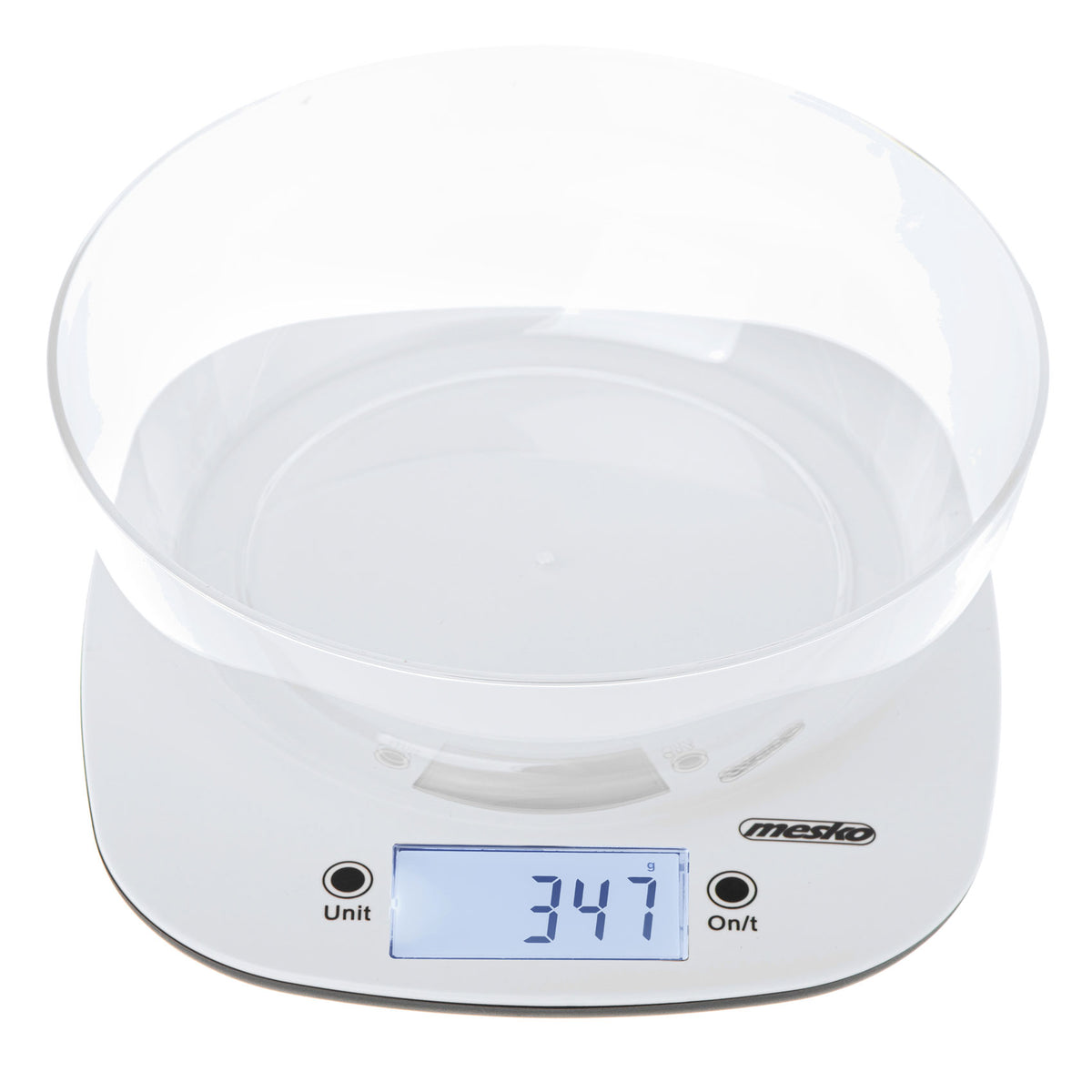 Mesko MS 3179w Küchenwaage mit Schüssel bis 5kg weiß