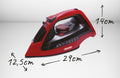 Mesko MS 5031 Dampfbügeleisen 3000W rot/schwarz