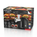 Adler AD 4811 Fleischwolf 1800 Watt schwarz inkl. 3 Lochscheiben