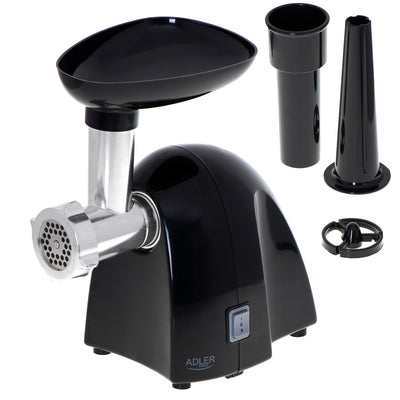 Adler AD 4811 Fleischwolf 1800 Watt schwarz inkl. 3 Lochscheiben