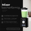 Camry CR 4088 Standmixer Glas 1,5 Liter 1.700 Watt 17.000 U/min schwarz