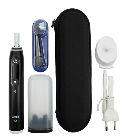 Braun Oral-B iO Series 6 Black Onyx elektr. Zahnbürste schwarz mit Reiseetui