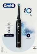 Braun Oral-B iO Series 6 Black Onyx elektr. Zahnbürste schwarz mit Reiseetui