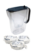 Brita Style Essential Wasserfilter 2,4L graublau 1 x mit 6x Maxtra Pro Kartuschen