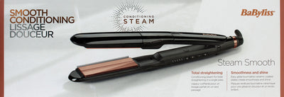 BaByliss ST493E Haarglätter Steam Tourmalin