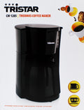 Tristar CM-1285 Kaffeemaschine mit Thermoskanne schwarz 900WT