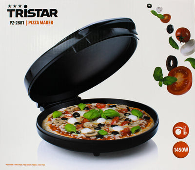 Tristar PZ-2881 Pizza Maker/Pizza-Ofen D30cm 1450W schwarz