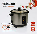 Tristar RK-6147 Reiskocher 1,5L Silber/Schwarz 500W