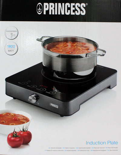 Princess 303010 Induktionskochplatte 60°C-240°C schwarz Timer 1800W