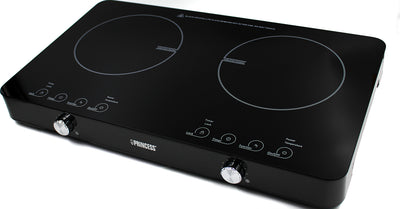 Princess 303011 Doppel-Induktionskochplatte 60°C-240°C schwarz Timer 3100W