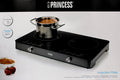 Princess 303011 Doppel-Induktionskochplatte 60°C-240°C schwarz Timer 3100W