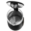 Adler AD 1305 BG black gold Wasserkocher Glas mit LED-Anzeige und Temperaturregelung 1,7L