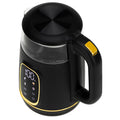 Adler AD 1305 BG black gold Wasserkocher Glas mit LED-Anzeige und Temperaturregelung 1,7L