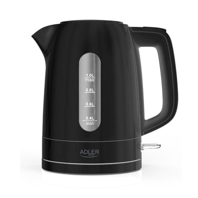 Adler AD 1380b Wasserkocher Kunstoff 1,0 l Schwarz