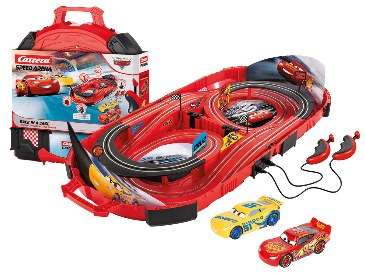 Carrera 20016002 - FIRST Disney Pixar Cars Mobile Rennbahn im Koffer