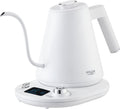 Adler AD 1349w Wasserkocher weiß 1 L mit langem Ausguss undTemperatureinstellung
