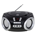 Adler AD 1181 FM-Radio, CD-MP3-Boombox, USB, schwarz / silber