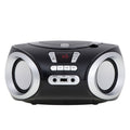 Adler AD 1181 FM-Radio, CD-MP3-Boombox, USB, schwarz / silber