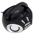 Adler AD 1181 FM-Radio, CD-MP3-Boombox, USB, schwarz / silber