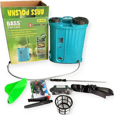 Bass Polska 8626 Akku-Sprühgerät 12 Liter Gartensprüher