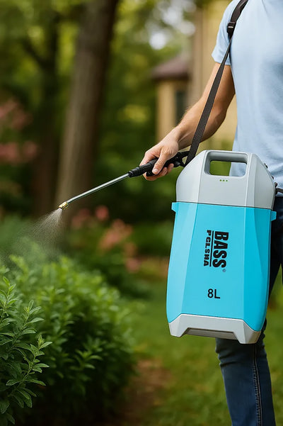 Bass Polska 8603 Akku-Sprühgerät 8 Liter Gartensprüher