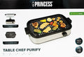 Princess 103215 Table Chef Purify Tischgrill mit Luftreinigungssystem 1800W