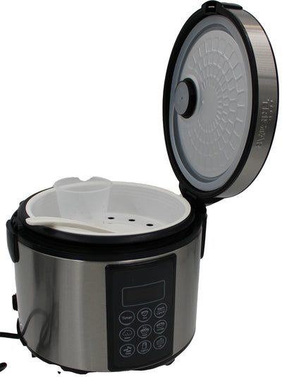 Tristar RK-6132 Digitaler Reis- und Multikocher 1,5L Edelstahl 500W