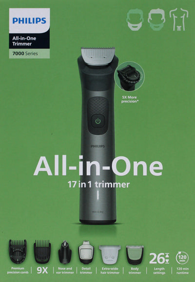 Philips MG7951/15 Trimmer 17-in-1 + Philips QP1424/10 OneBlade Face wet&dry