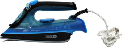 Braun FI3194BK FreeStyle3 Dampfbügeleisen 2400W schwarz/blau