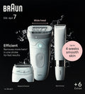 Braun 7-441 Silk-epil7 wet&dry Epilierer inkl. 6 Extras