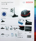 Bosch BWD421POW AquaWash&Clean Nass-/Trocken-Sauger mit Kabel 5L SCHWARZ/ROT