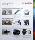 Bosch BWD421POW AquaWash&Clean Nass-/Trocken-Sauger mit Kabel 5L SCHWARZ/ROT