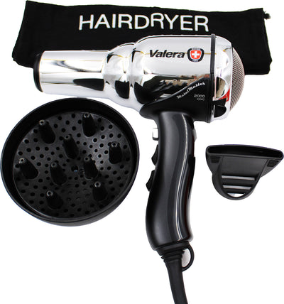 Valera 584.02ID Swiss Metal Master 2000 Haartrockner Chrom 2000W