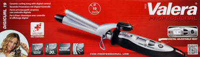Valera 641.19 Digital Curler Lockenstab 19mm bis 190°C schwarz/silber