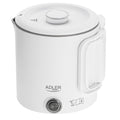 Adler AD 1388w Reise-Wasserkocher weiß 0,8L 650W klappb. Griff verstaubarer Sockel