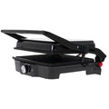 Camry CR 3053 Elektrogrill Kontaktgrill schwarz aufklappbar 28x23cm Grillfläche