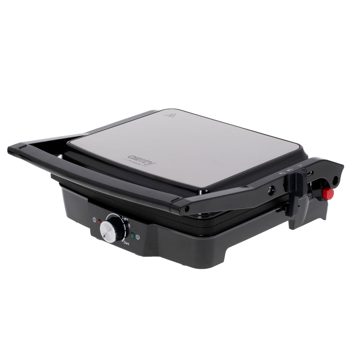 Camry CR 3053 Elektrogrill Kontaktgrill schwarz aufklappbar 28x23cm Grillfläche